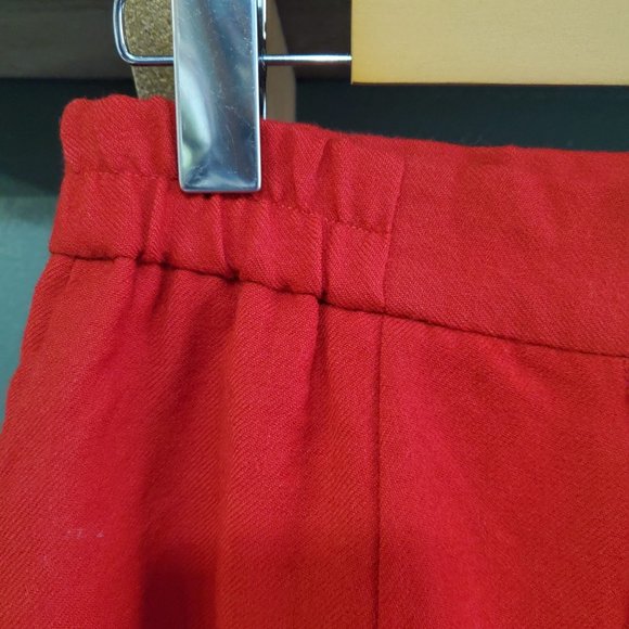 Pierre Boucahrd | Vintage Red Wool Skirt - Picture 3 of 7